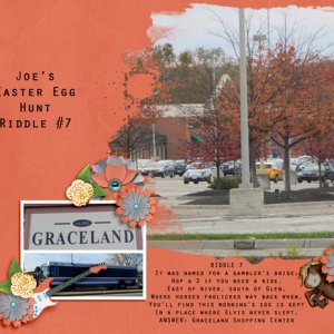 Joe's Easter Egg Hunt Riddle #7