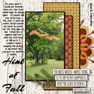 Hint of Fall