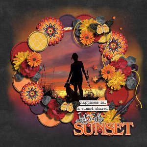Happiness is a sunset shared