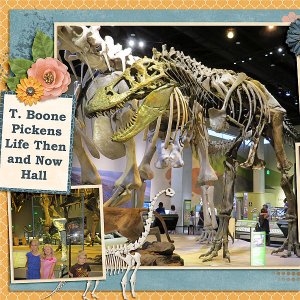 Perot Museum T. Boone Pickens Life Then and Now Hall (left)