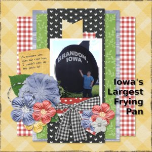 Iowa's Largest Frying Pan