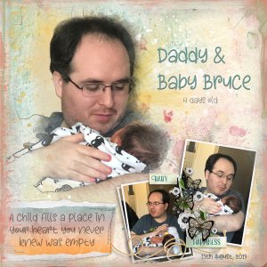 New Daddy and Baby Bruce