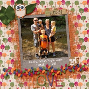 My son and his family