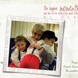 Hugs from Great Grandma