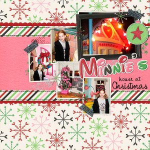 Minnie's House at Christmass