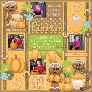 Pumpkin Spice by Boomersgirl Designs