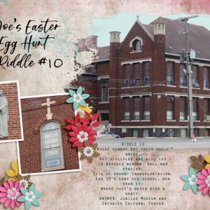 Joe's Easter Egg Hunt Riddle #10