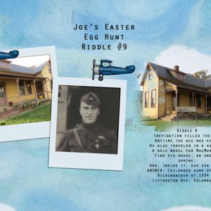 Joe's Easter Egg Hunt Riddle #9