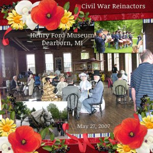 Civil War Re-inactors at Henry Ford Museum