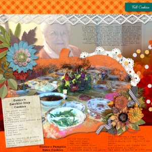 Eunice's Fall Cookies