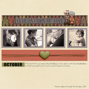October with the Grandchildren