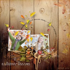 falling leaves