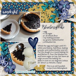 Blueberry-cake