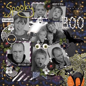 Spooky faces