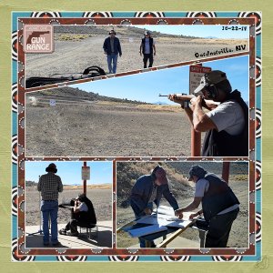 At the shooting range a different view