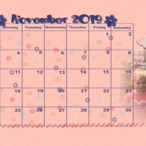 201911 Calendar