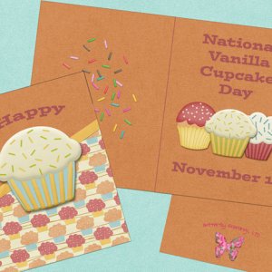 Happy National Vanilla Cupcake Day