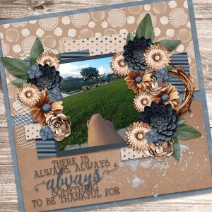Blue Heart Scraps-A Year of Blessings Challenge November