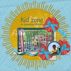 Kid zone - no grownup allowed