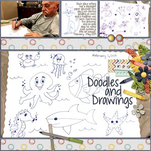 Doodles and Drawings Right Page