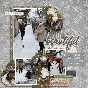 Snow beautiful