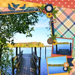 Core Creek lake and dock