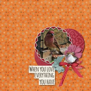 When You love everything you have