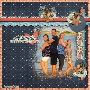 a family is grown by love