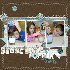 chocolate milk for santa