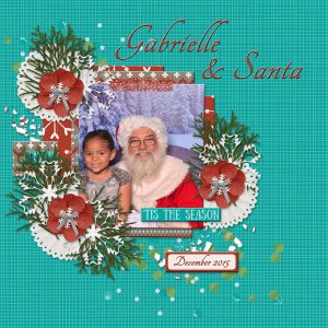 Gabrielle + Santa