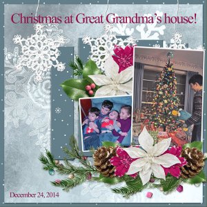 Christmas at Great Grandma's house!