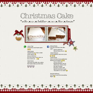 Christmas Cake With a Toddler in the House