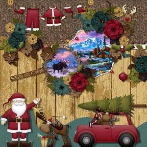 Merry Moose by Boomersgirl Designs