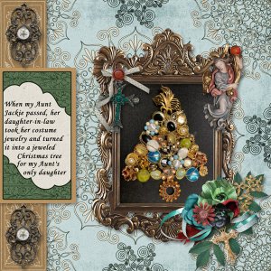 Costume Jewelry Christmas Tree
