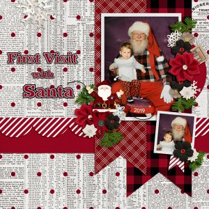 First Visit with Santa
