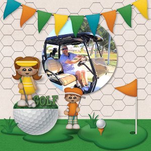 Born To Golf by Boomersgirl Designs