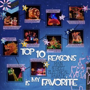 Disney - Electric Light Parade is my Favorite