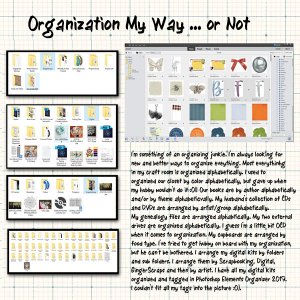 Organization My Way...or Not