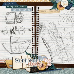 Scripture Study Doodle