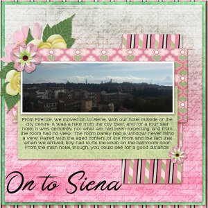 On to Siena