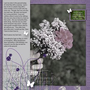 Designer Spotlight Challenge - Laid to rest