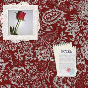 My First Valentine's Rose