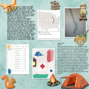 Carol's Walking Trip