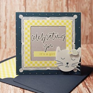 Welcome Baby Girl Card
