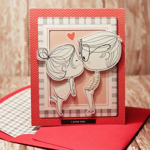 I Love You Valentine card