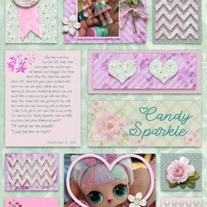Feb 2020 Font Challenge - Candy Sparkle