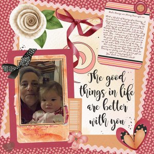 Gamma Nonna + her precious Cupcake are "Better Together!"