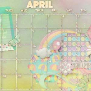April 2020 calendar