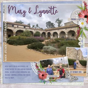 Mary and Lynnette San Juan Capistrano Mission