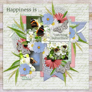 Happiness is ... "catching butterflies!"